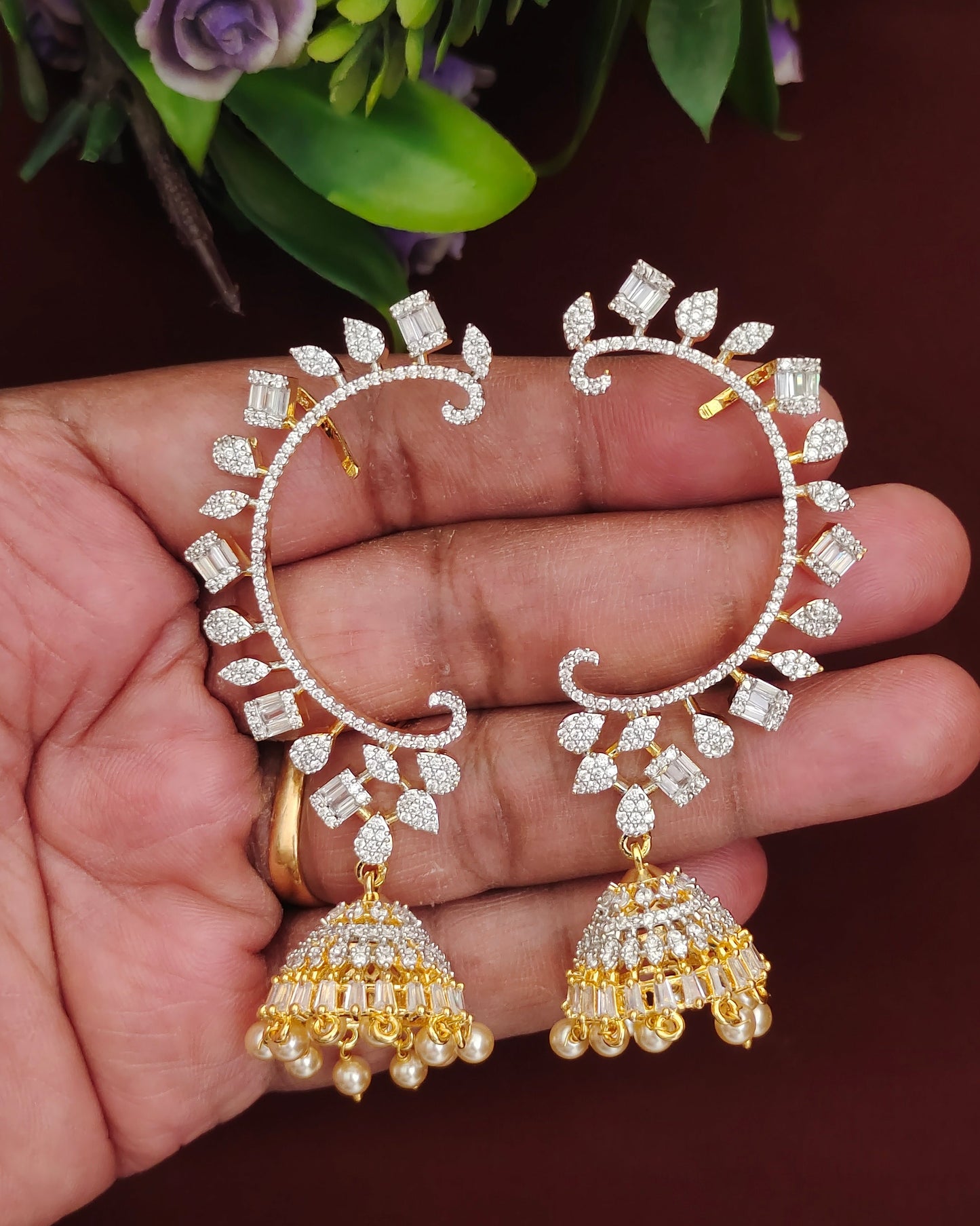 Gold Finish Ear Cuffs