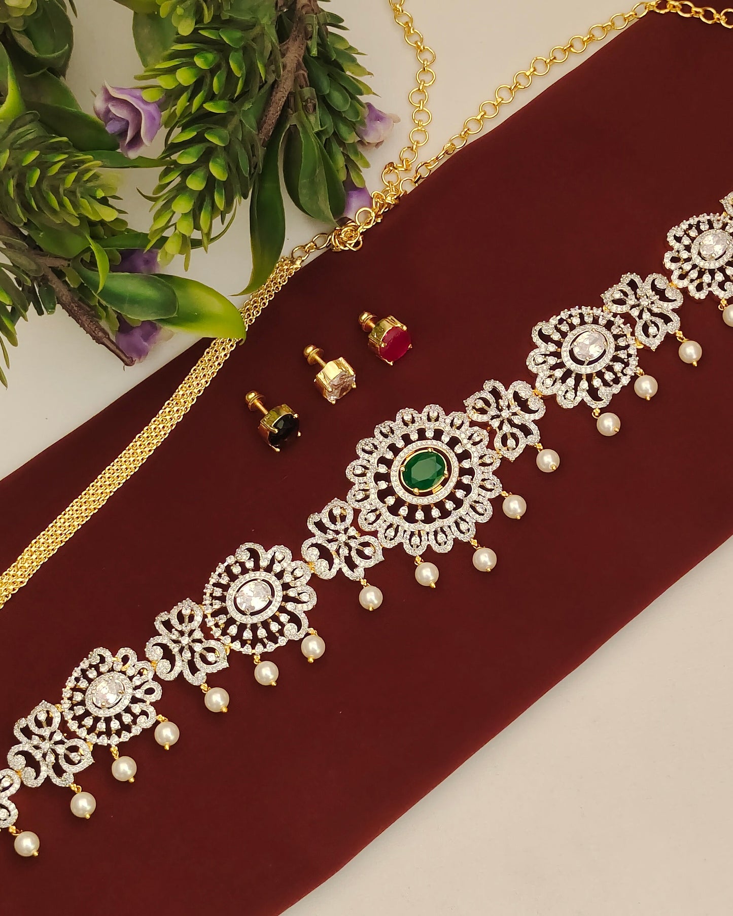 Diamond Finish Hip Chain