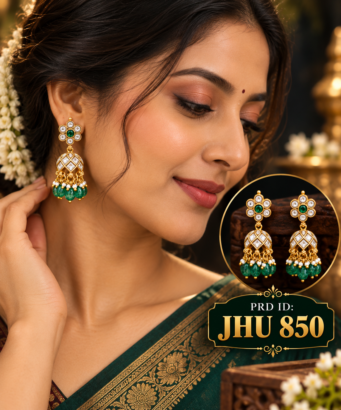 JADAUKUNDAN JHUMKAS
