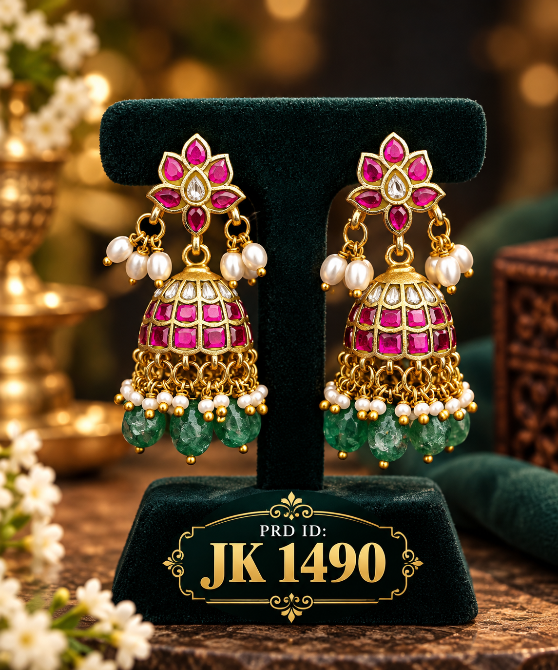 JADAUKUNDAN JHUMKAS