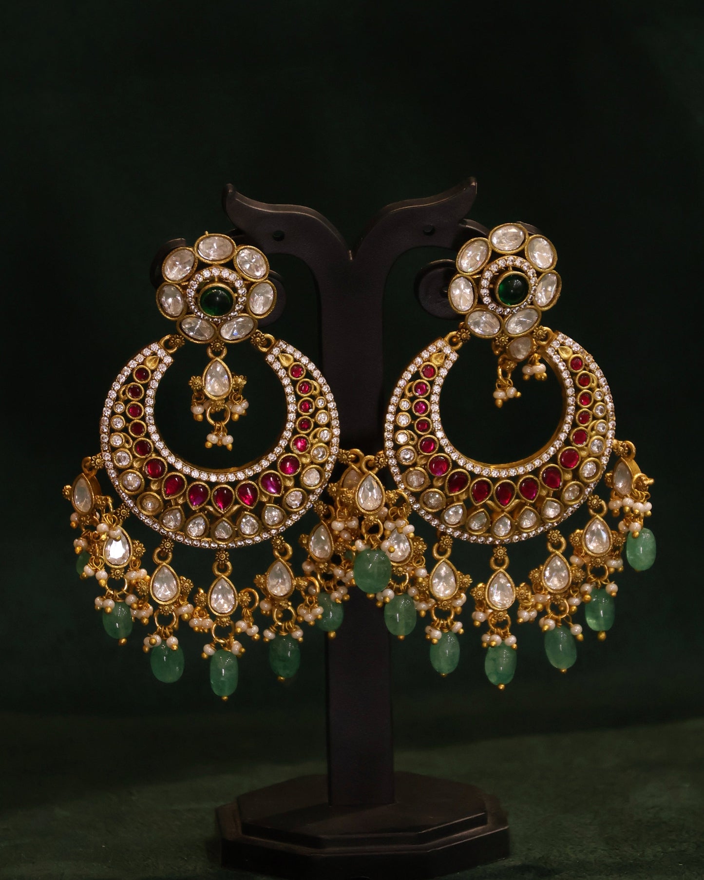 Jadau Earrings