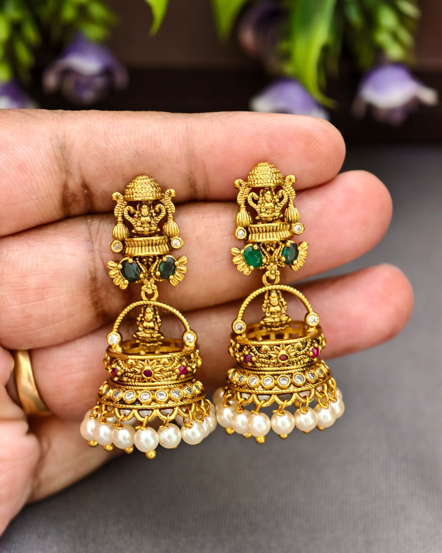 Matte Jhumkas
