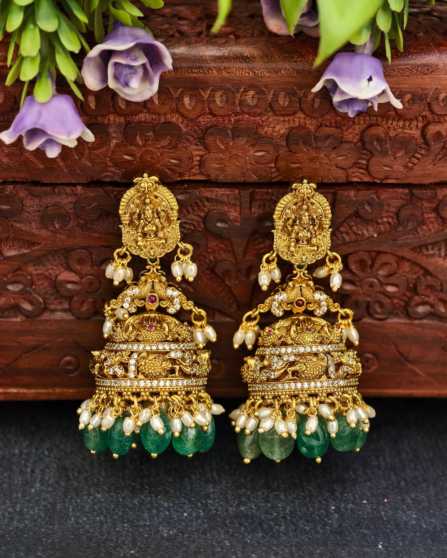 Matte Finish Jhumkas
