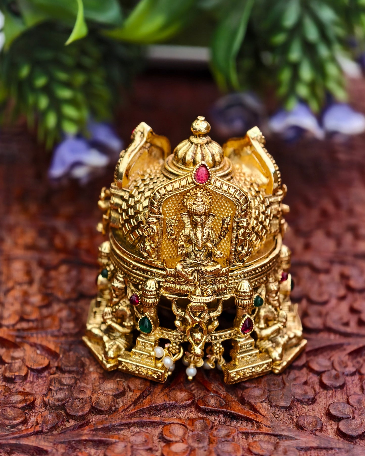 Antique Finish Kumkum Bharani