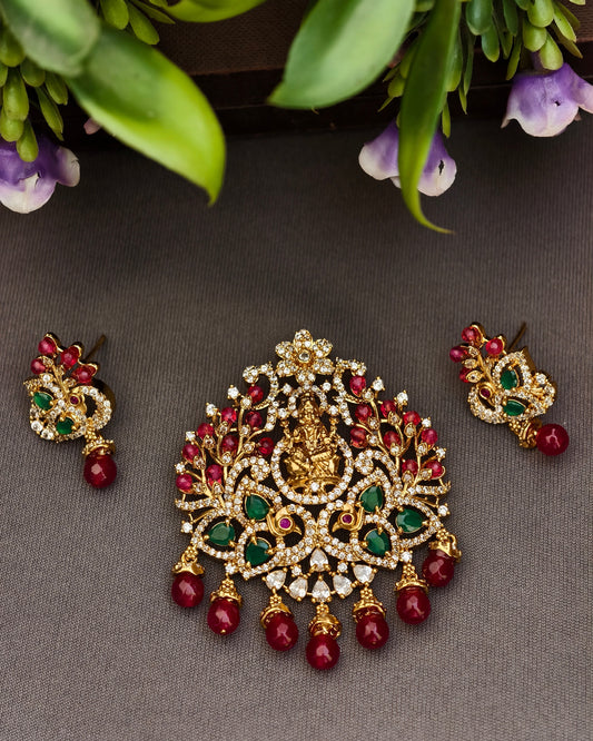 Antique Finish Pendant Set