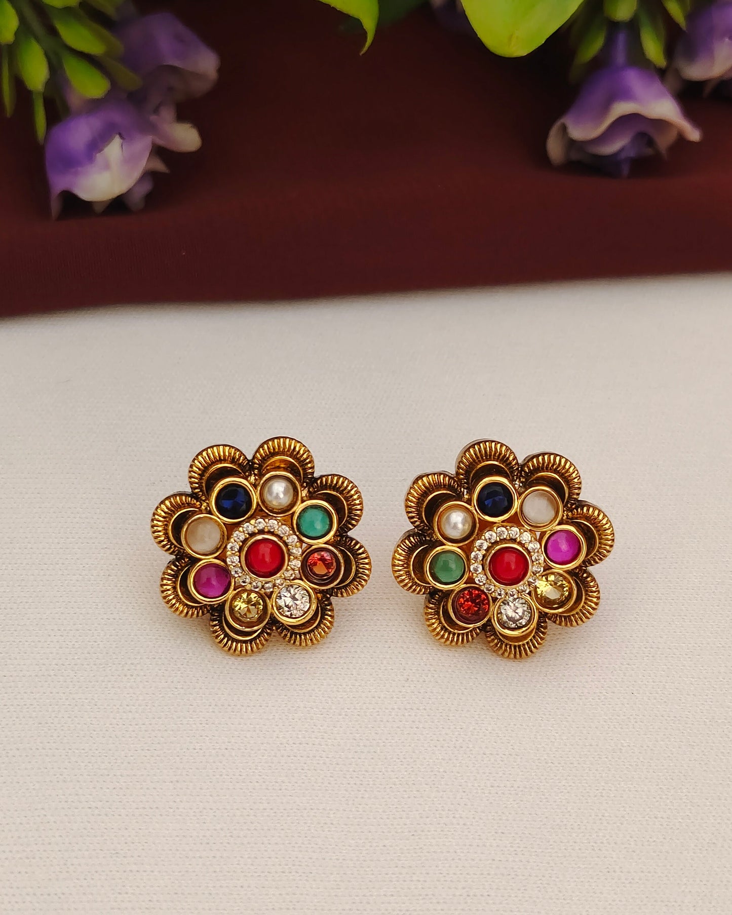 Navaratna Studs