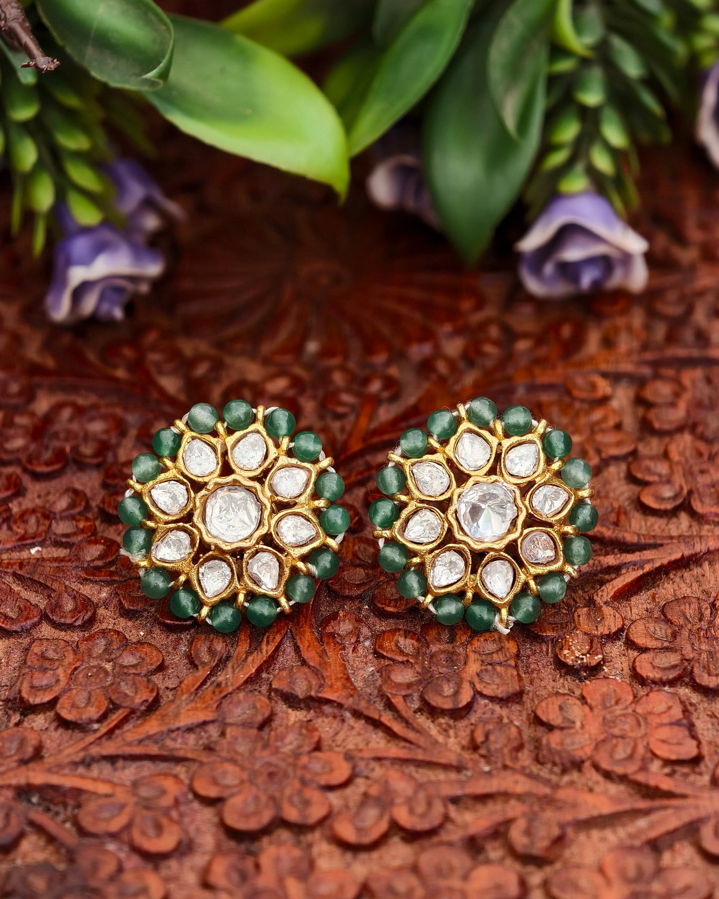 Kundan Studs