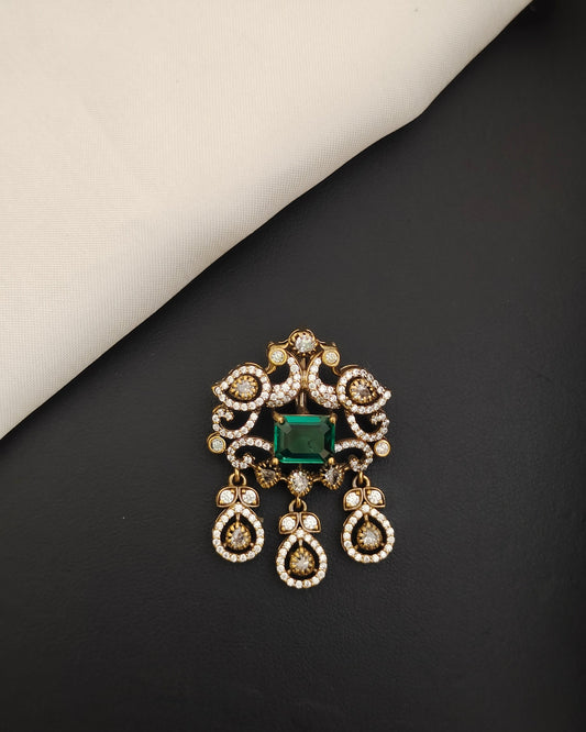 Dual-tone Antique finish Pendant