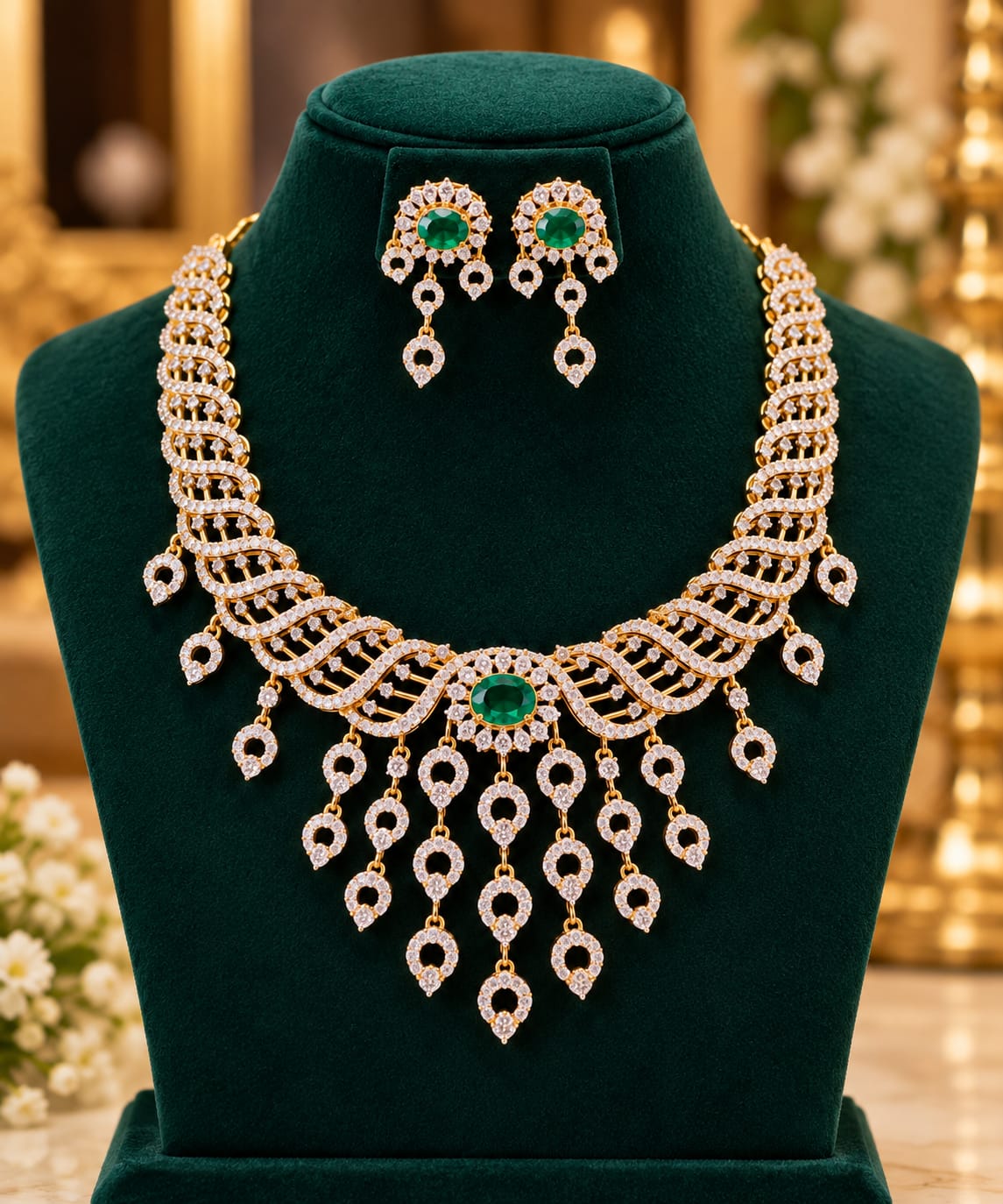 Diamond polish neckset NS1750