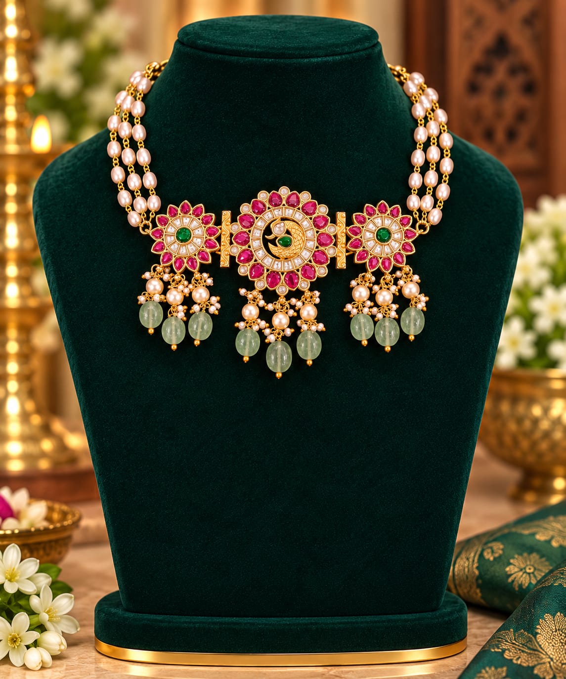 Jadaukundan neckset