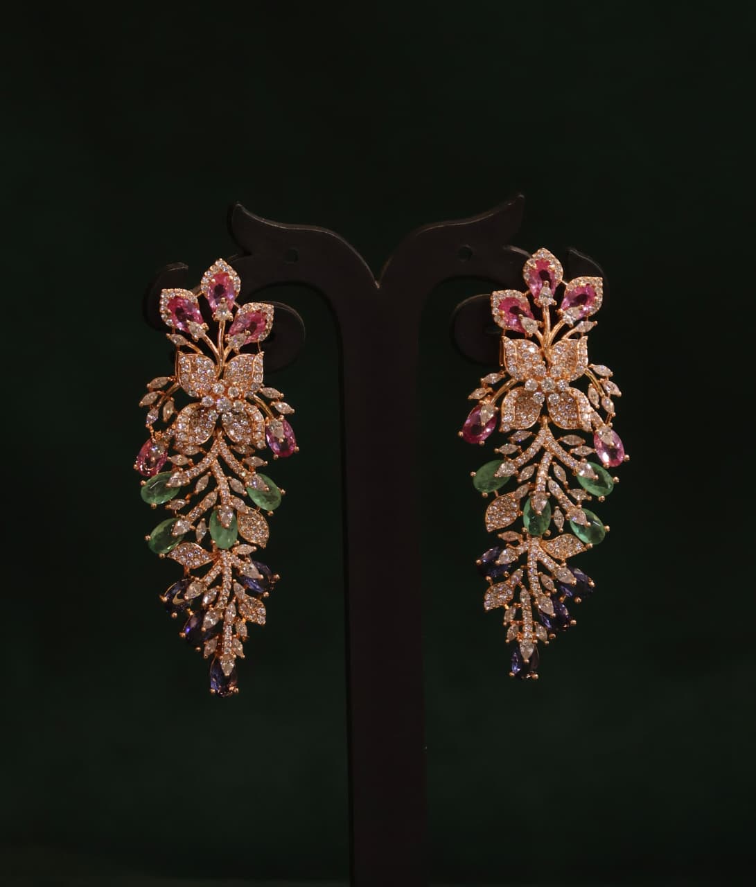 Carat polish earrings