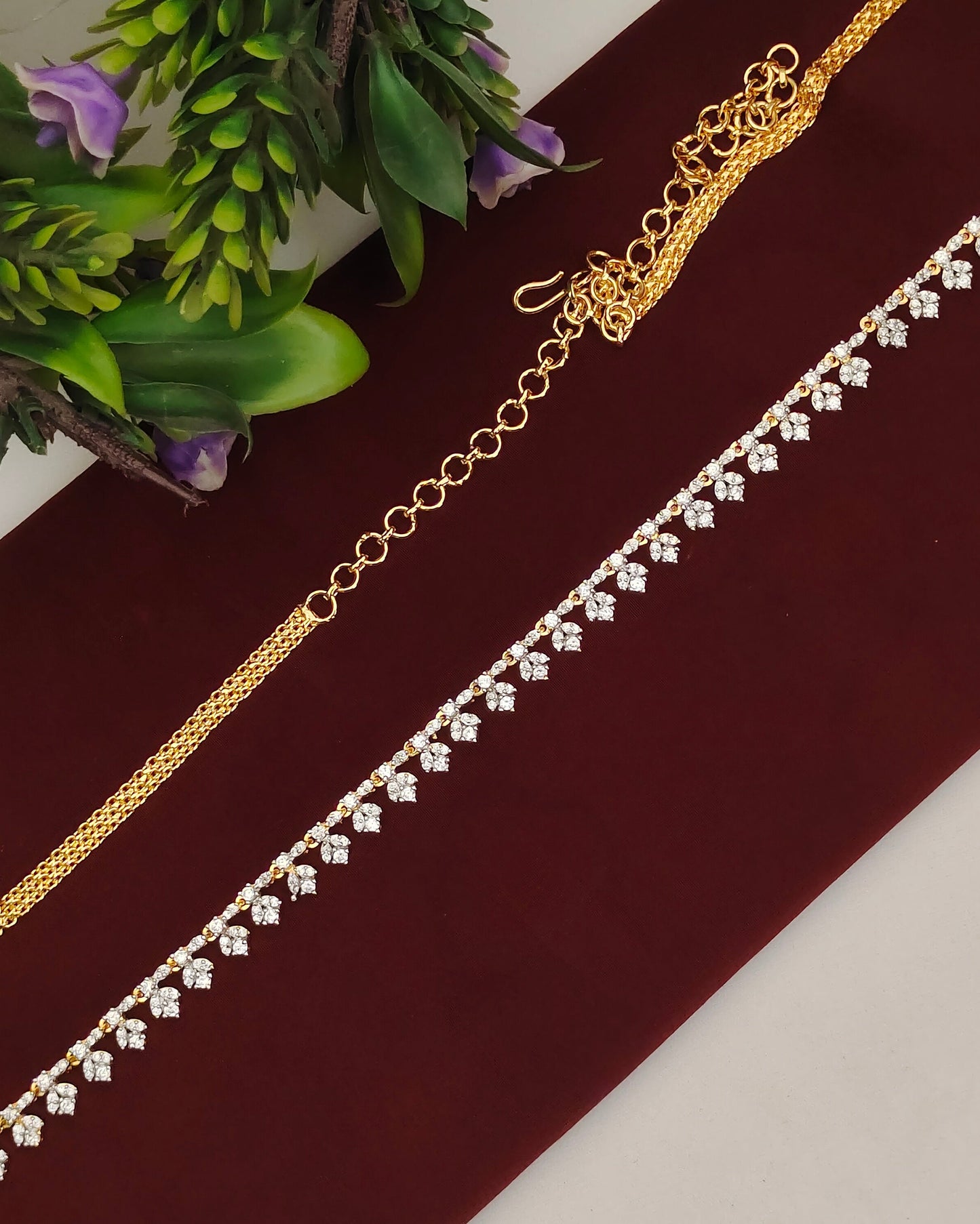 Diamond Finish Hip Chain