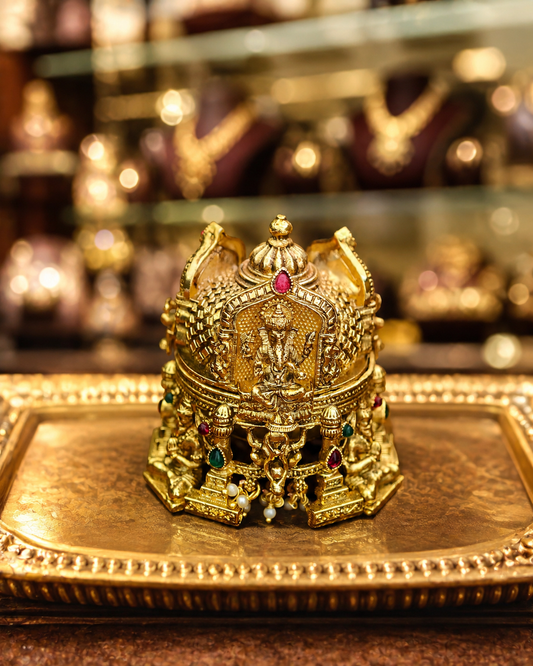 Antique Finish Kumkum Bharani