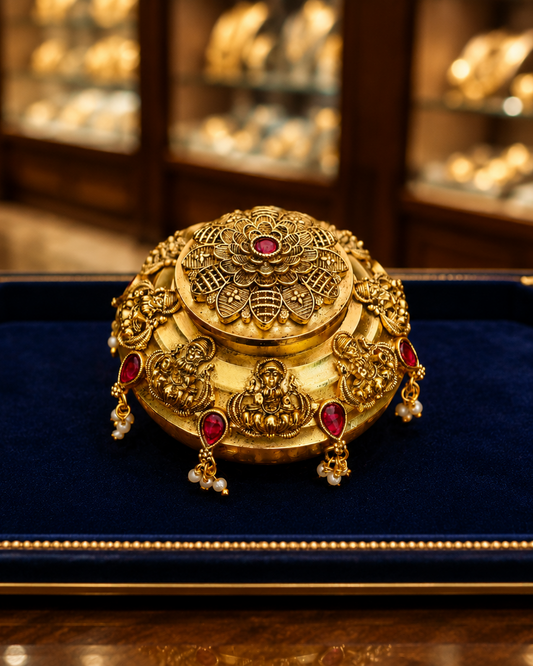 Antique Finish Kumkum Bharani