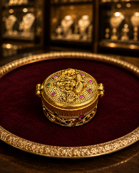 Antique Finish Kumkum Bharani