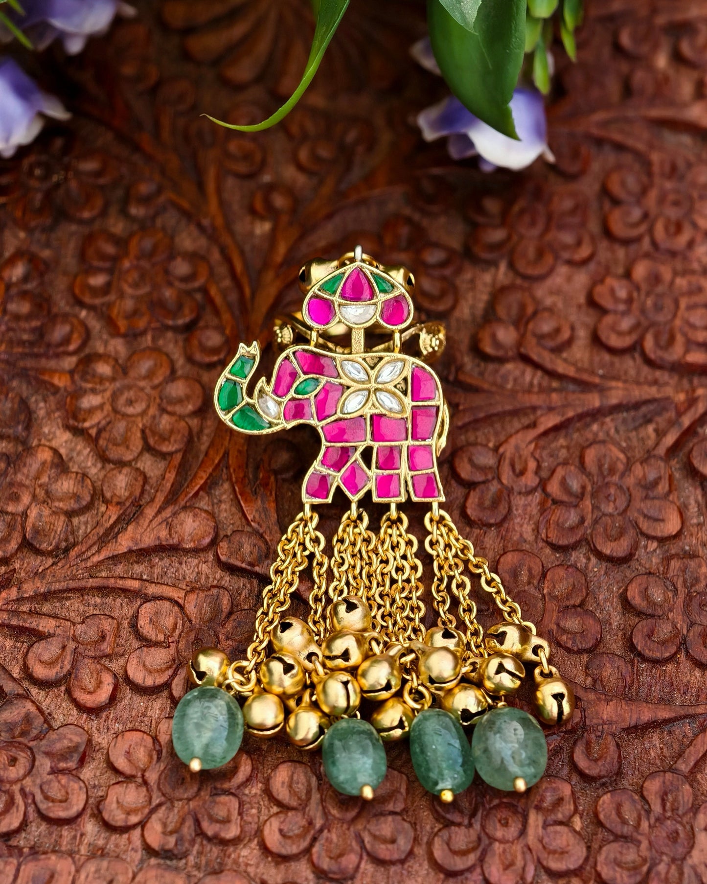 Kundan Finger Ring