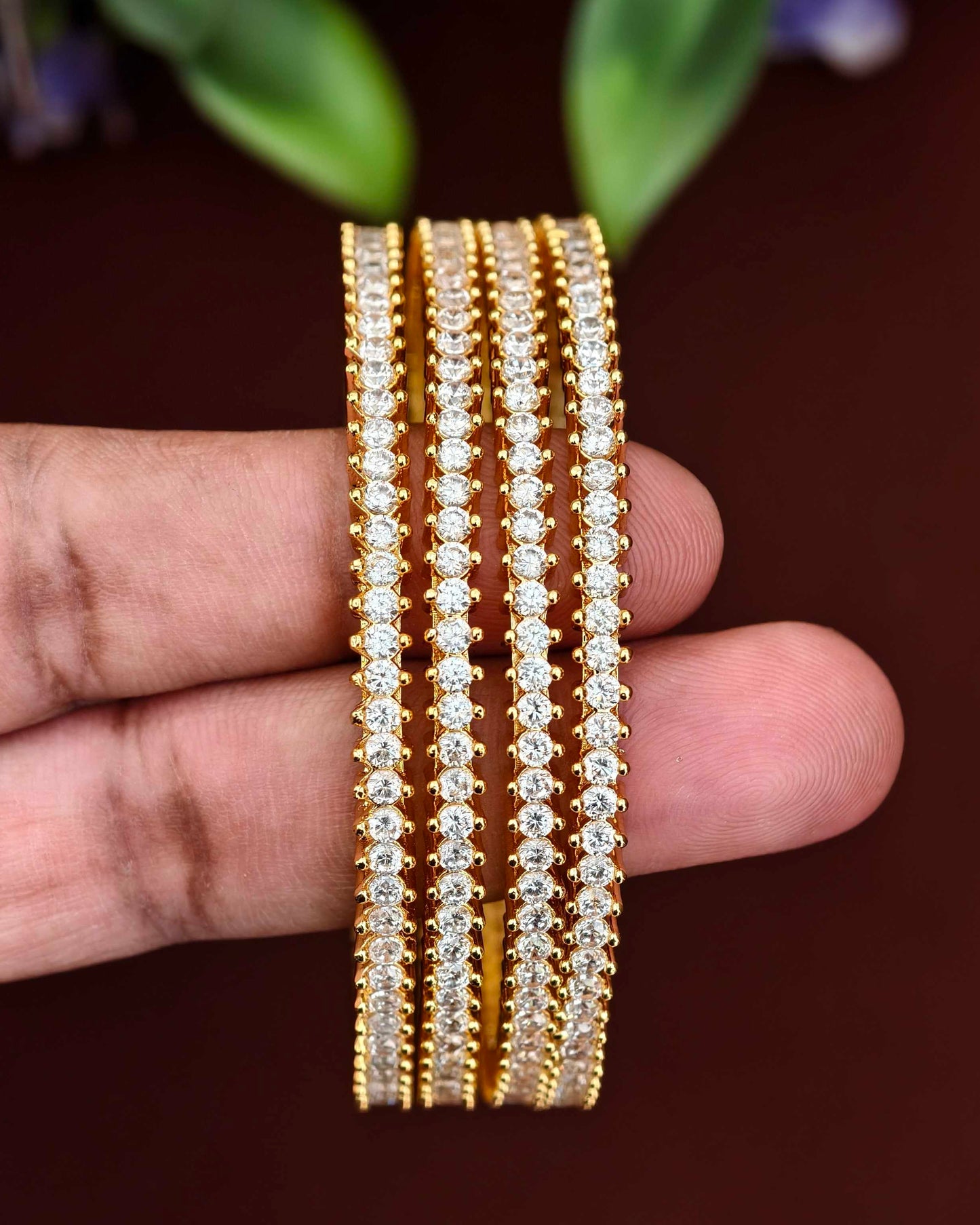 Gold  Finish Bangles