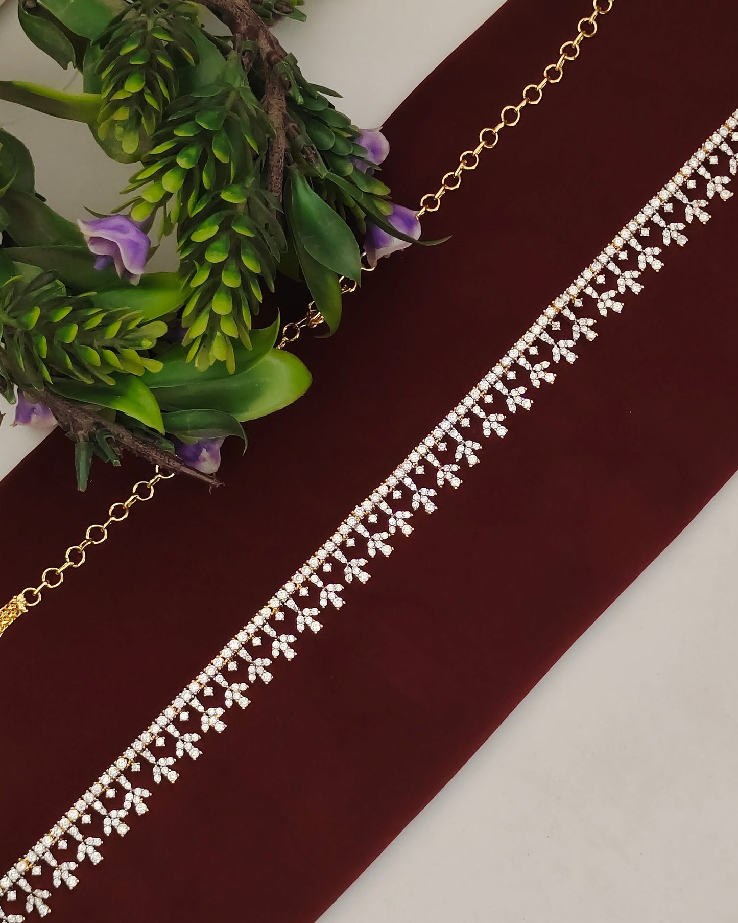 Diamond Finish Hip Chain